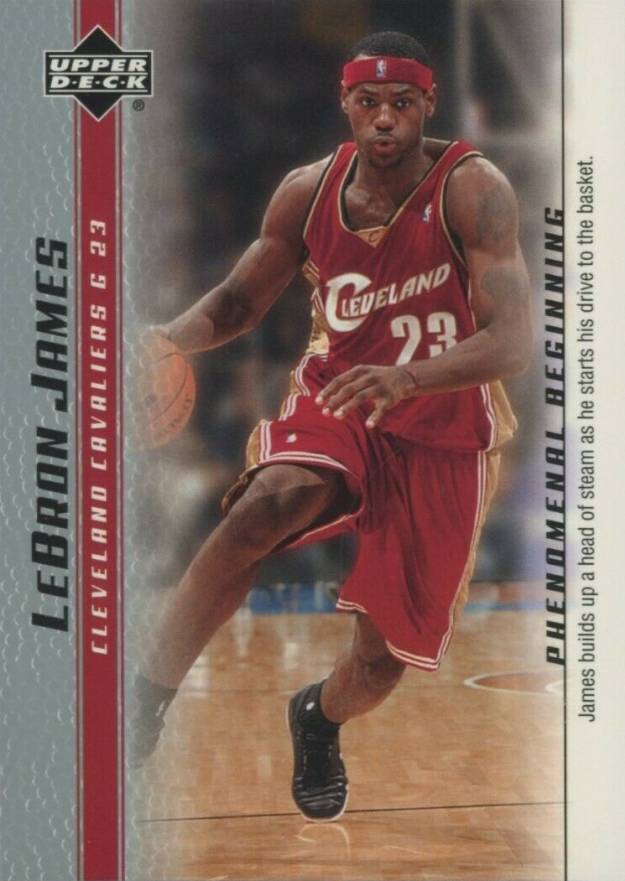 2003 Upper Deck LeBron James Phenomenal Beginnings LeBron James #11 Basketball Card