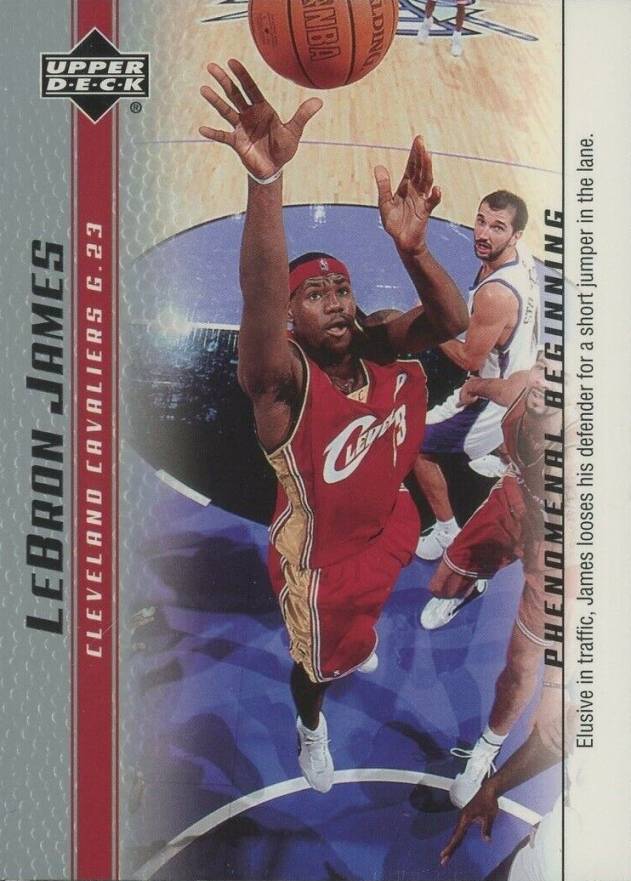 2003 Upper Deck LeBron James Phenomenal Beginnings LeBron James #6 Basketball Card
