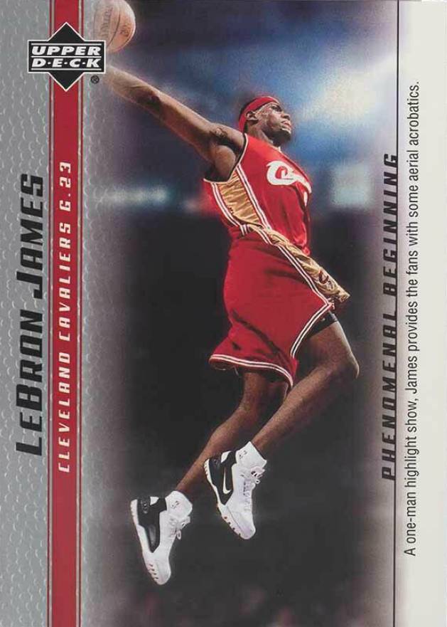2003 Upper Deck LeBron James Phenomenal Beginnings LeBron James #13 Basketball Card