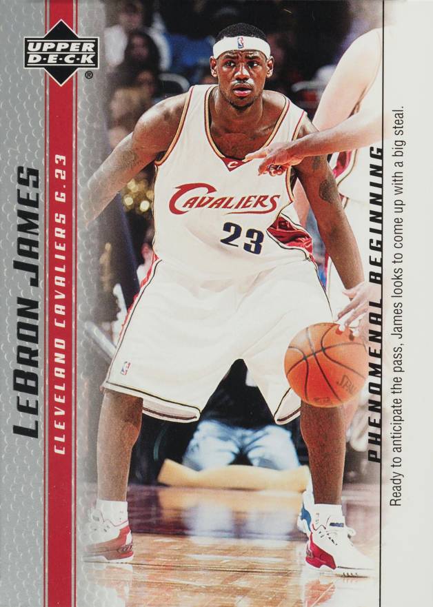 2003 Upper Deck LeBron James Phenomenal Beginnings LeBron James #19 Basketball Card