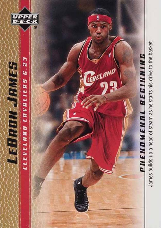 2003 Upper Deck LeBron James Phenomenal Beginnings LeBron James #11 Basketball Card