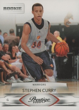2009 Panini Prestige Stephen Curry #207 Basketball Card