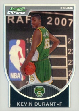 2007 Bowman Chrome Kevin Durant #111 Basketball Card