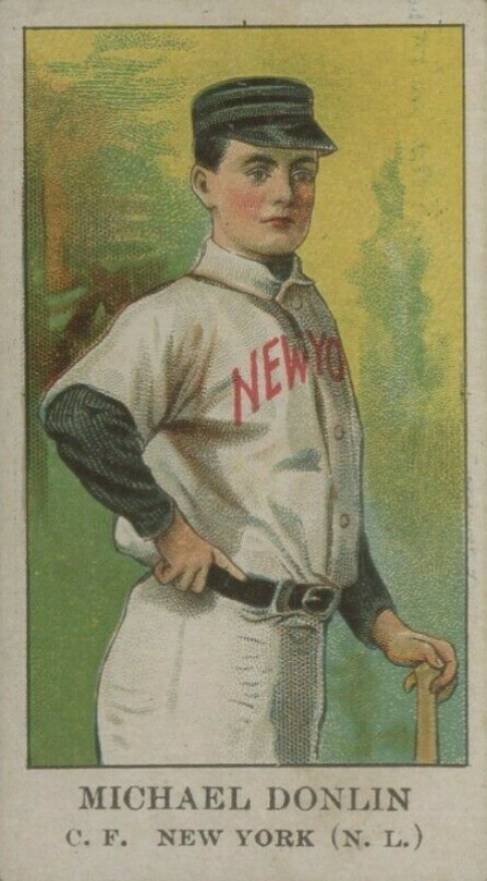 1908 American Caramel Michael Donlin c.f. # Baseball Card