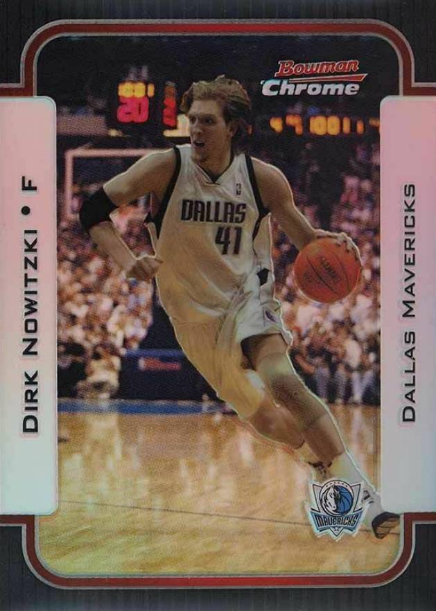 2003 Bowman Rookie & Stars Dirk Nowitzki #20 Basketball Card