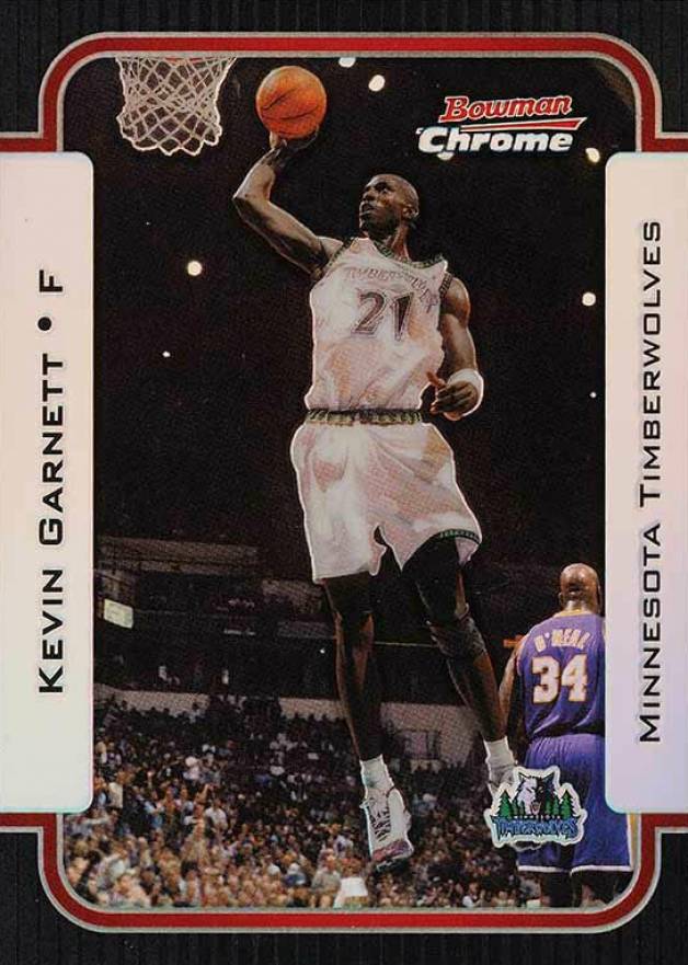 2003 Bowman Rookie & Stars Kevin Garnett #60 Basketball Card