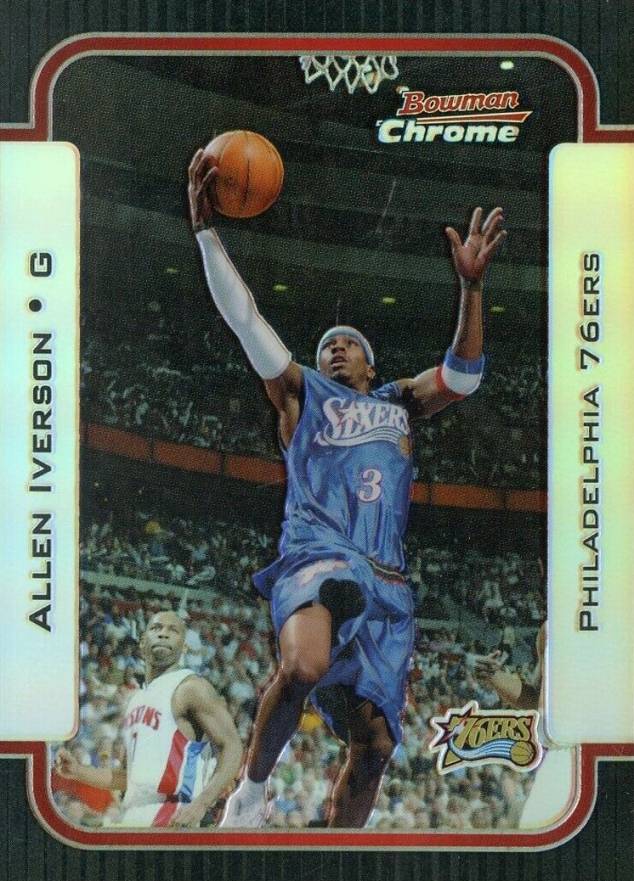 2003 Bowman Rookie & Stars Allen Iverson #10 Basketball Card