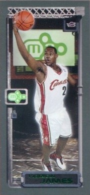 2003 Topps Rookie Matrix Mini LeBron James #111 Basketball Card