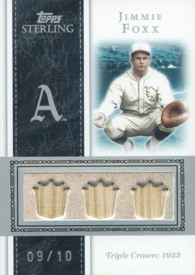 2008 Topps Sterling Stardom Relics Jimmie Foxx #16 Baseball Card