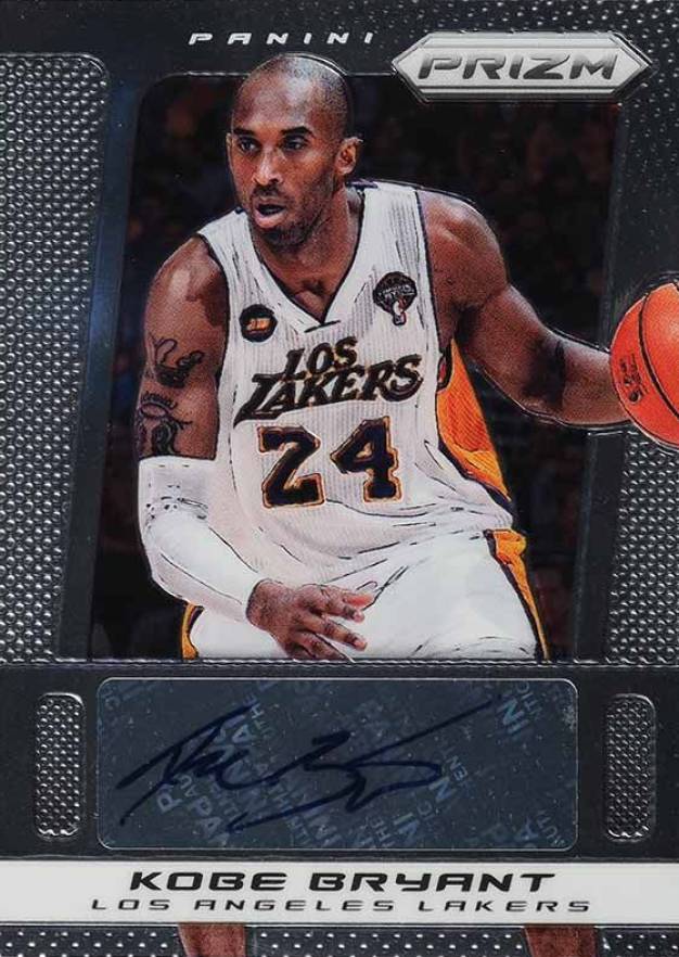 2013 Panini Prizm Autograph Kobe Bryant #140 Basketball Card