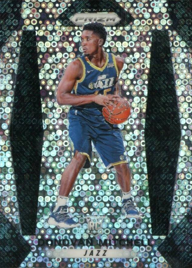 2017 Panini Prizm Donovan Mitchell #117 Basketball Card