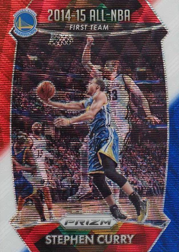 2015 Panini Prizm Stephen Curry #377 Basketball Card