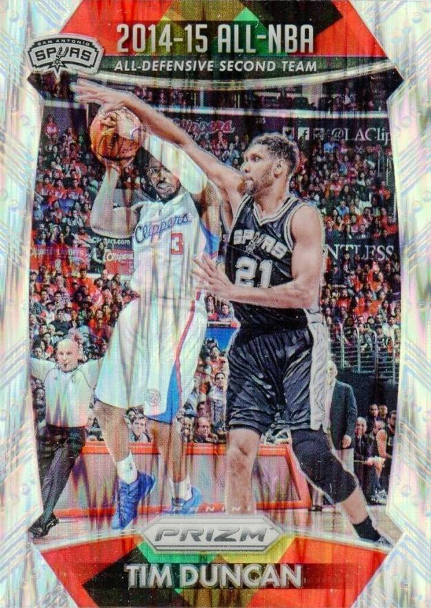 2015 Panini Prizm Tim Duncan #399 Basketball Card