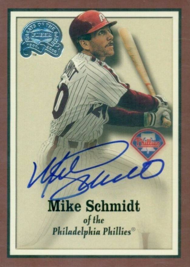 2000 Fleer Greats Mike Schmidt # Baseball Card