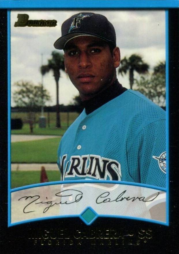 2001 Bowman Miguel Cabrera #299 Baseball Card