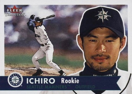 2001 Fleer Ichiro Suzuki #452 Baseball Card