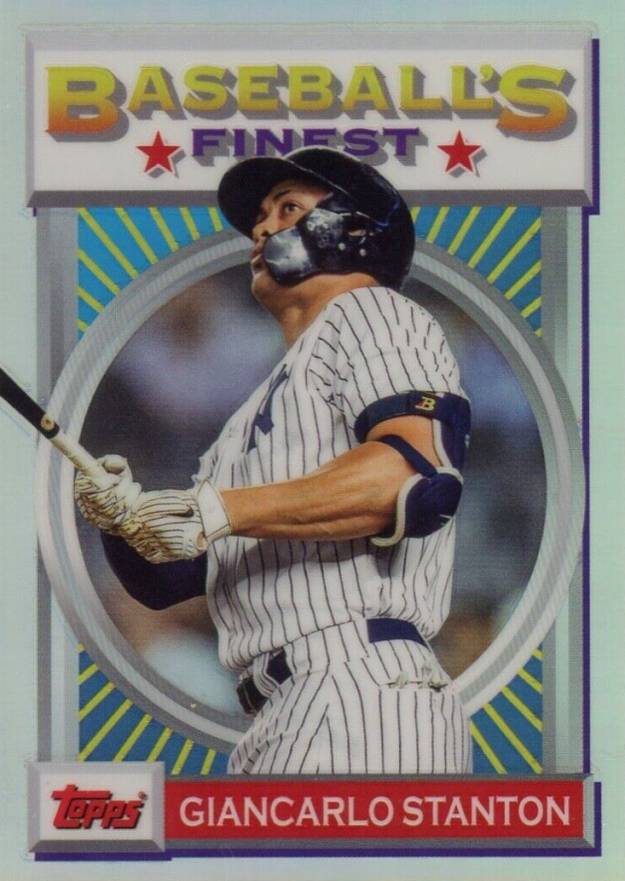 2020 Finest Flashbacks Giancarlo Stanton #197 Baseball Card