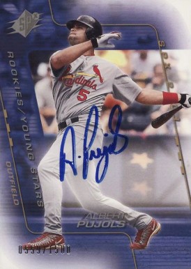 2001 SPx  Albert Pujols #206 Baseball Card