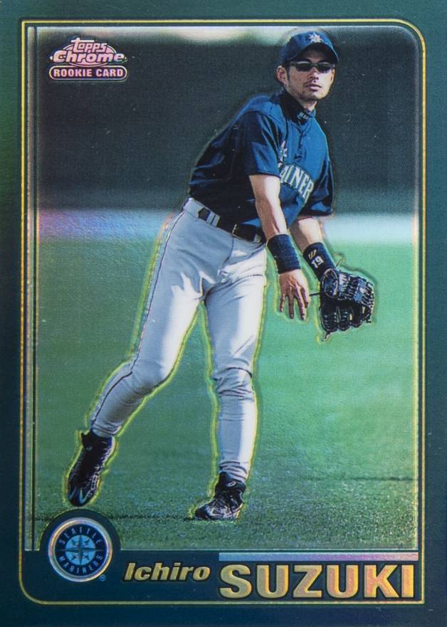 2001 Topps Chrome Traded Ichiro Suzuki #T266 Baseball Card
