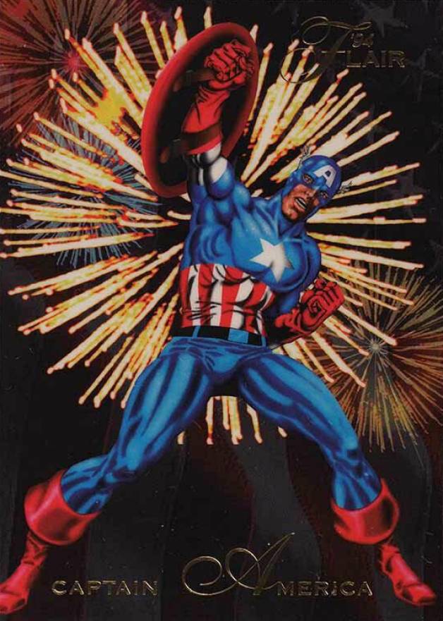 1994 Marvel Universe '94 Flair Captain America #16 Non-Sports Card