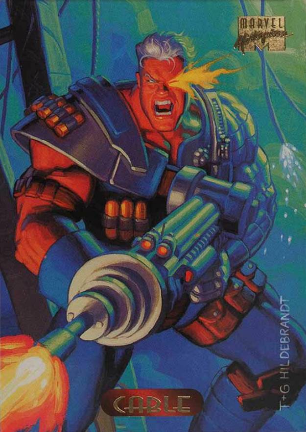 1994 Fleer Marvel Masterpieces Base/Common Cards U-PICK Flat Rate Ship Per Card 