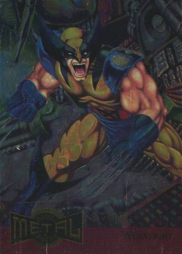 1995 Marvel Metal Metal Blaster Wolverine #18 Non-Sports Card