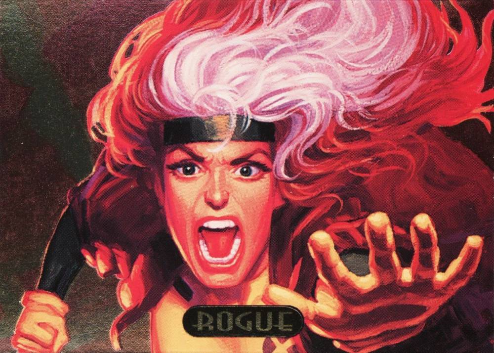 1994 Marvel Masterpieces Powerblast Rogue #7 Non-Sports Card