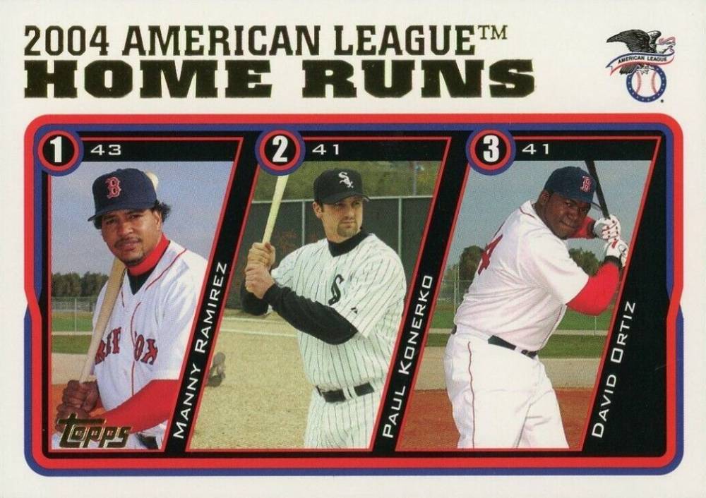 2005 Topps  2004 American League Home Runs #339 Baseball Card