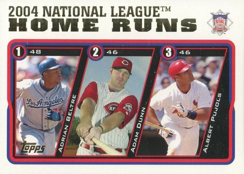 2005 Topps  2004 National League Home Runs #345 Baseball Card