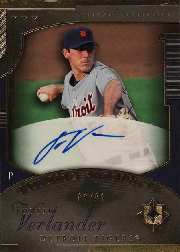 2005 Ultimate Collection  Justin Verlander #239 Baseball Card