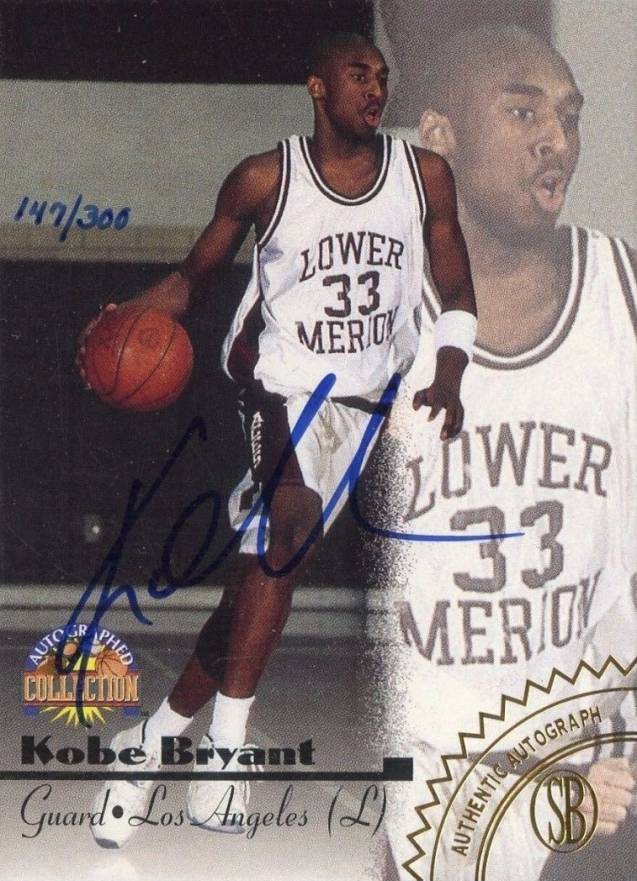 1996 Score Board Autographed Collection Kobe Bryant # Basketball Card