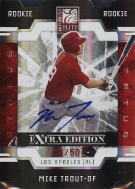 2009 Donruss Elite Extra Edition Mike Trout #57 Baseball Card
