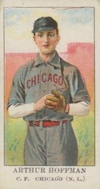 1909 American Caramel Arthur Hoffman c.f. #16 Baseball Card