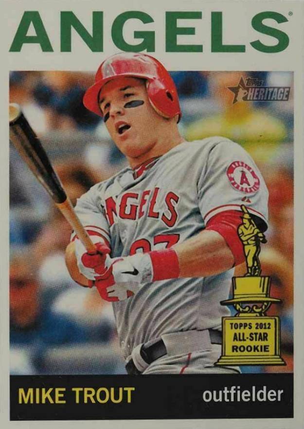 2013 Topps Heritage  Mike Trout #430 Baseball Card