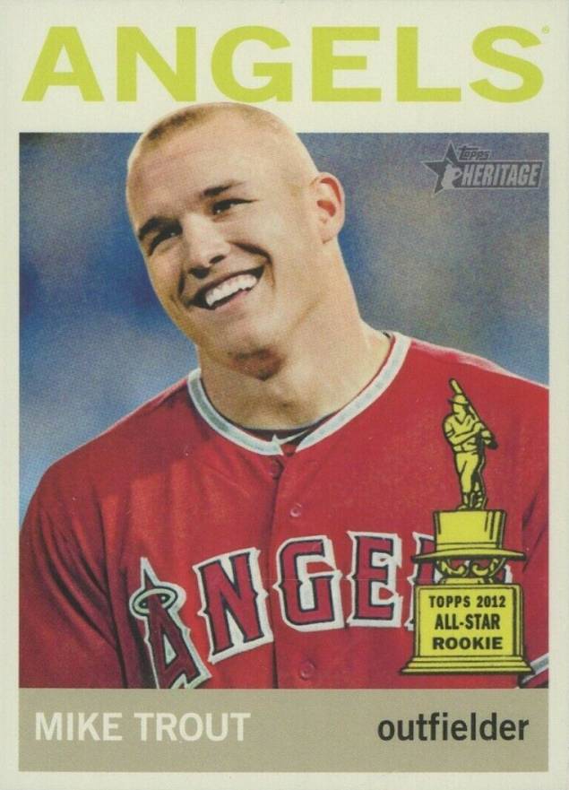 2013 Topps Heritage  Mike Trout #430 Baseball Card