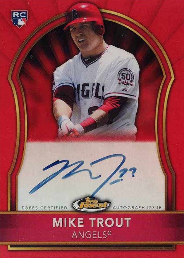 2011 Finest Mike Trout #84 Baseball Card