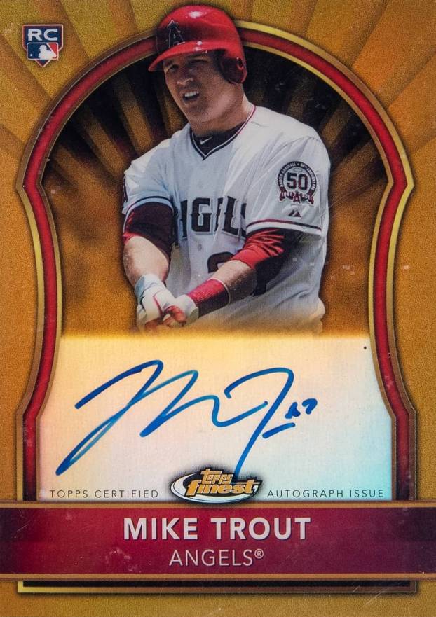 2011 Finest Mike Trout #94 Baseball Card