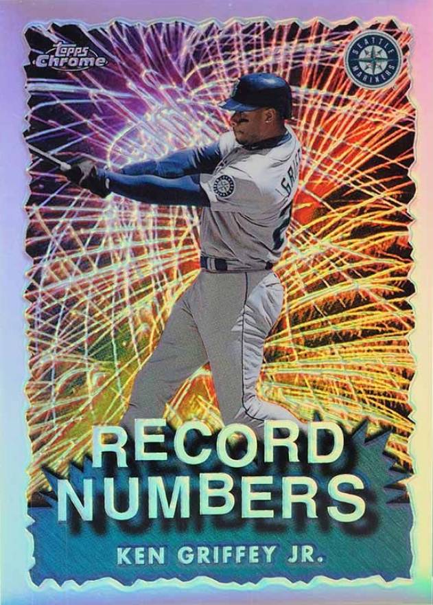1999 Topps Chrome Record Numbers Ken Griffey Jr. #RN4 Baseball Card