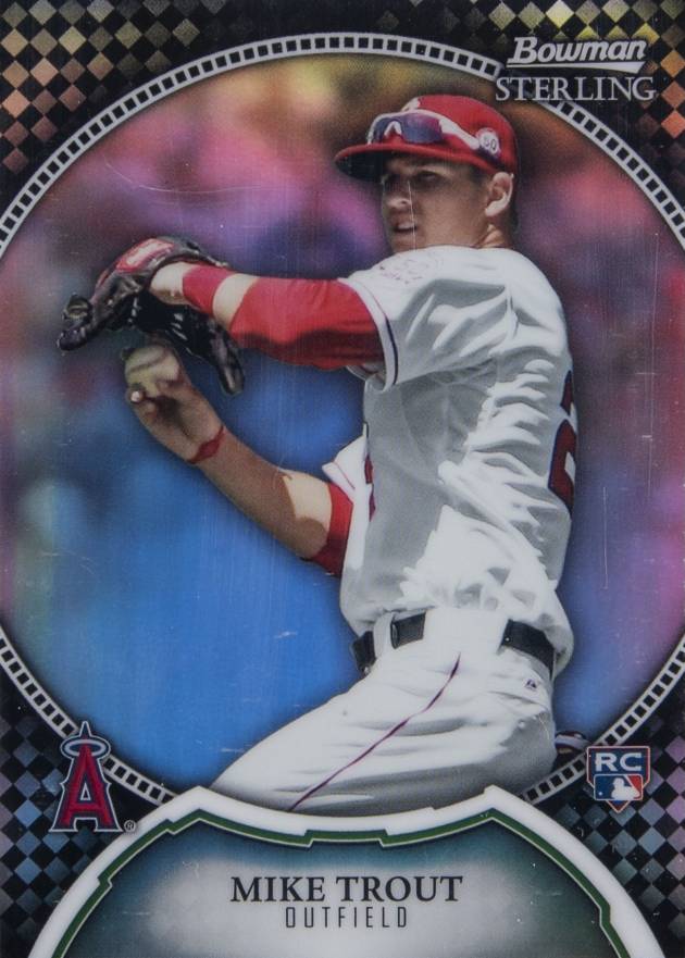 2011 Bowman Sterling Mike Trout #22 Baseball Card