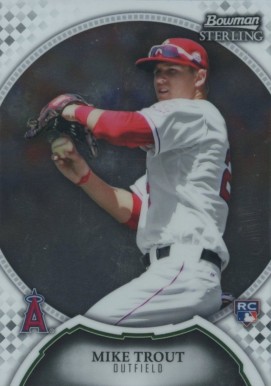 2011 Bowman Sterling Mike Trout #22 Baseball Card