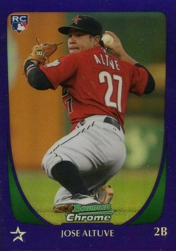 2011 Bowman Chrome Draft Jose Altuve #11 Baseball Card