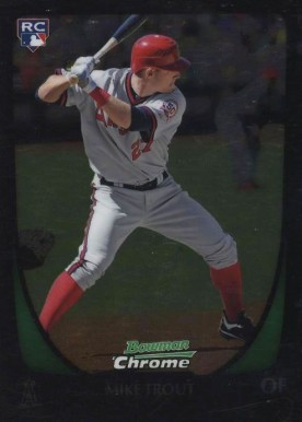 2011 Bowman Chrome Draft Mike Trout #101 Baseball Card
