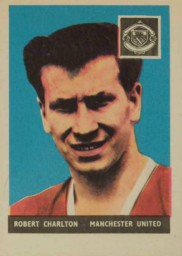 1958 A & BC Footballer  Robert Charlton #3 Soccer Card