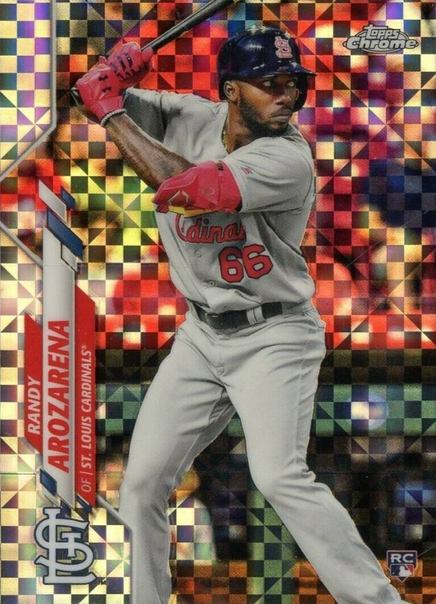 2020 Topps Chrome Randy Arozarena #49 Baseball Card