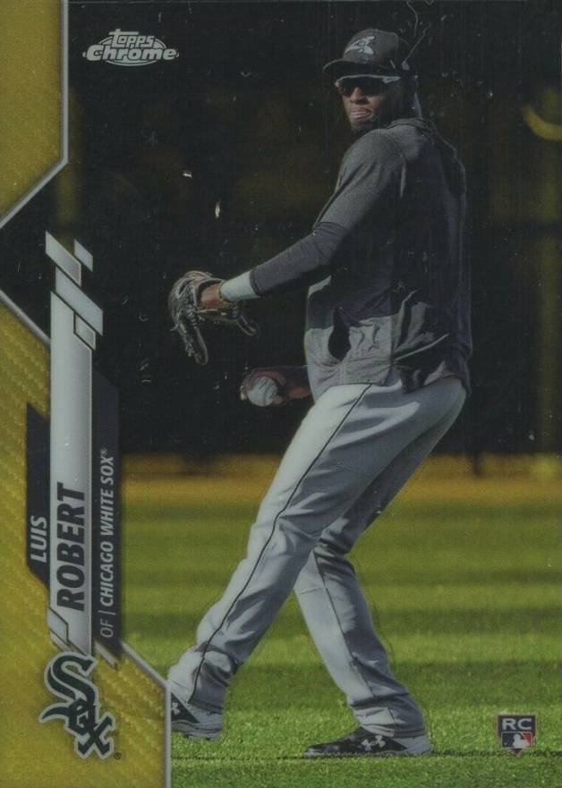 2020 Topps Chrome Luis Robert #60 Baseball Card