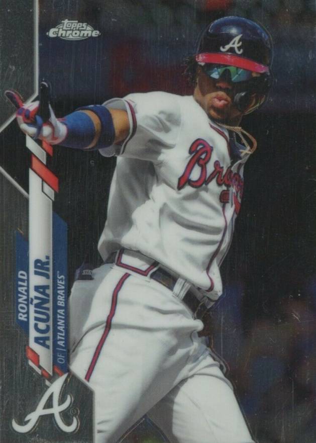 2020 Topps Chrome Ronald Acuna Jr. #112 Baseball Card