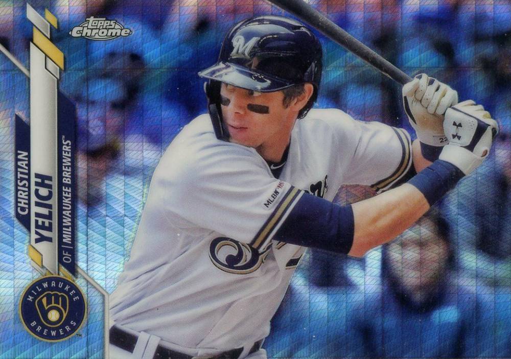 2020 Topps Chrome Christian Yelich #138 Baseball Card