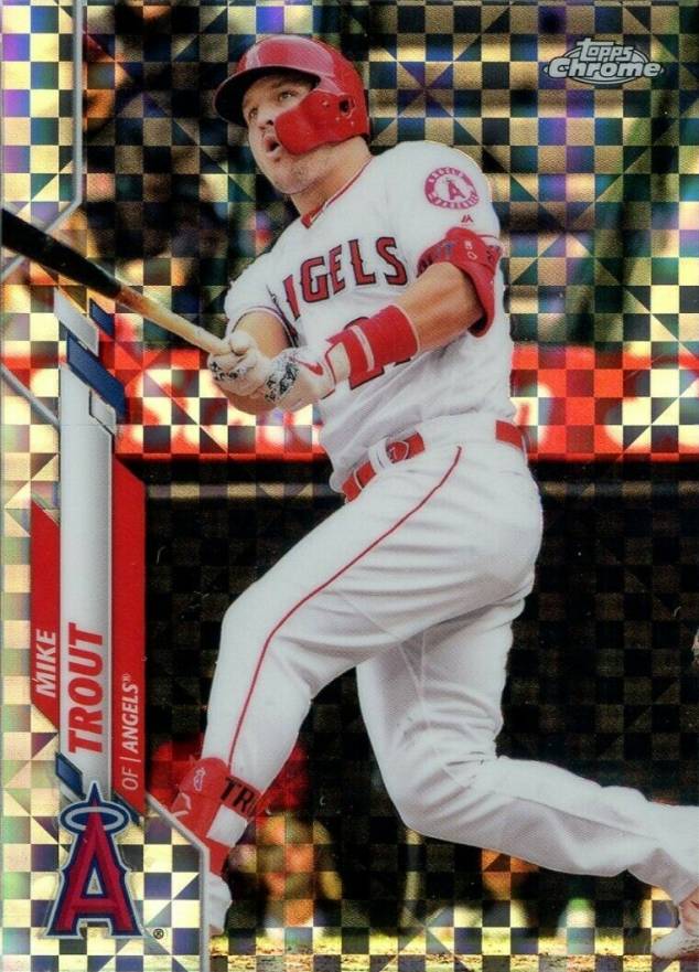 2020 Topps Chrome Mike Trout #1 Baseball Card