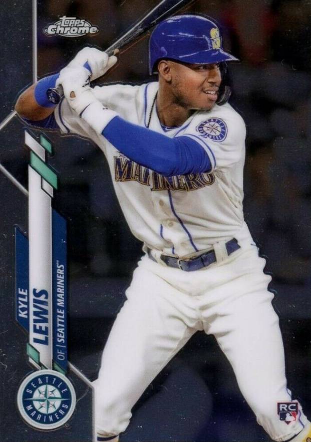 2020 Topps Chrome Kyle Lewis #186 Baseball Card
