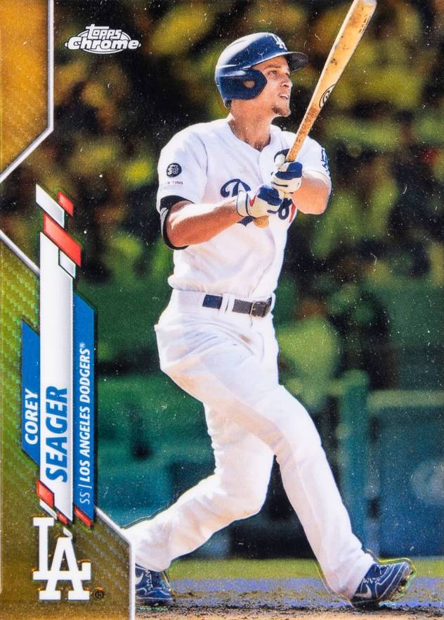 2020 Topps Chrome Corey Seager #196 Baseball Card